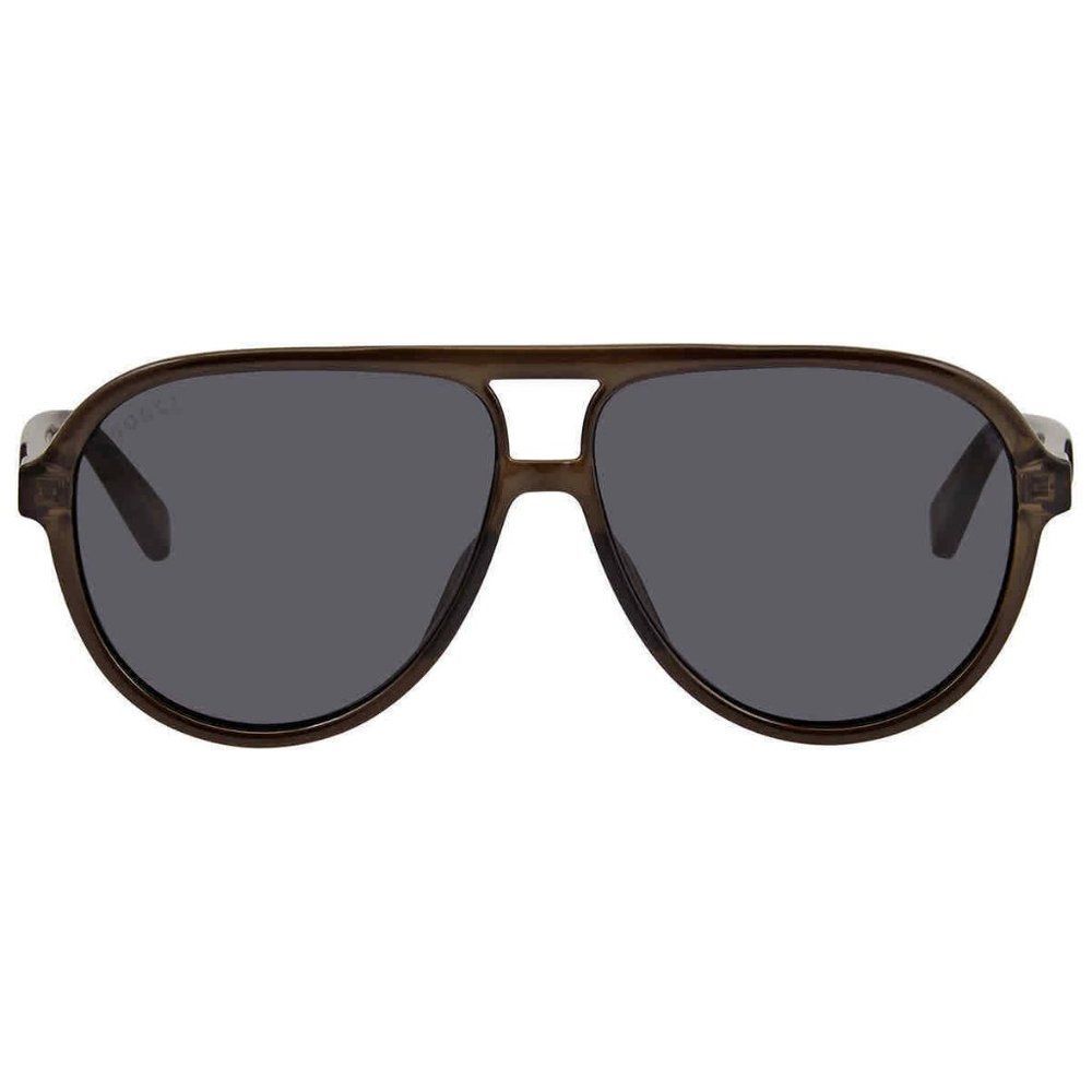 NEW Gucci Grey Aviator Men's Sunglasses - Picture 2 of 4
